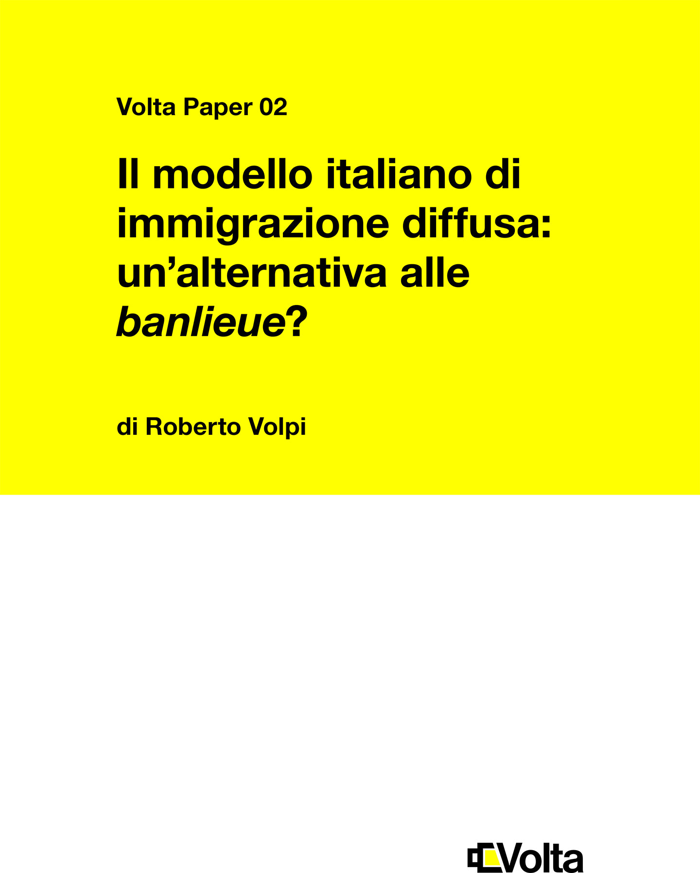 Il modello italiano di immigrazione diffusa